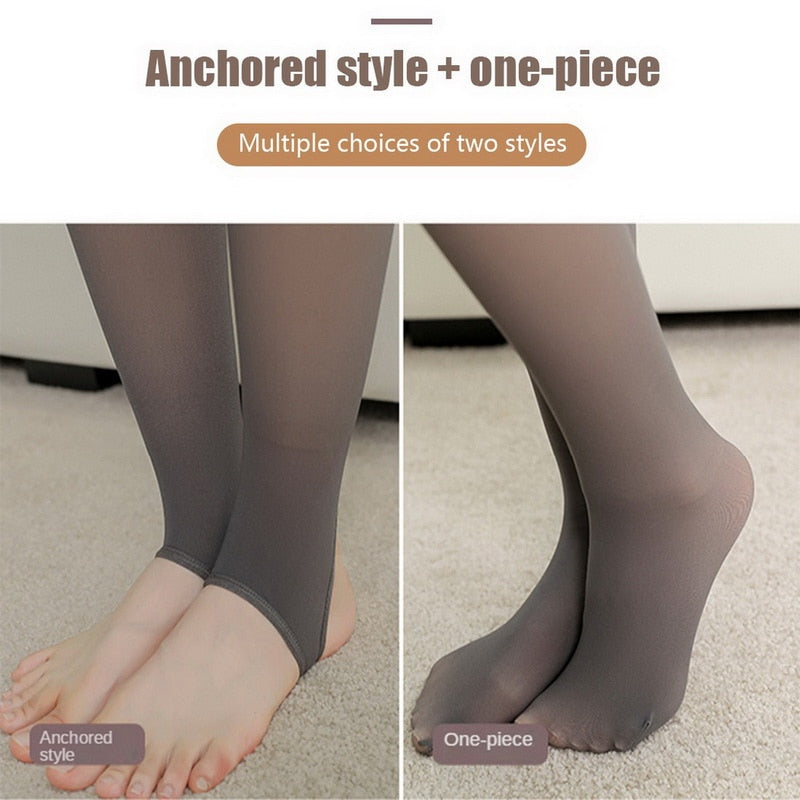 Winterlux - Fleece Lined Nylon Stockings