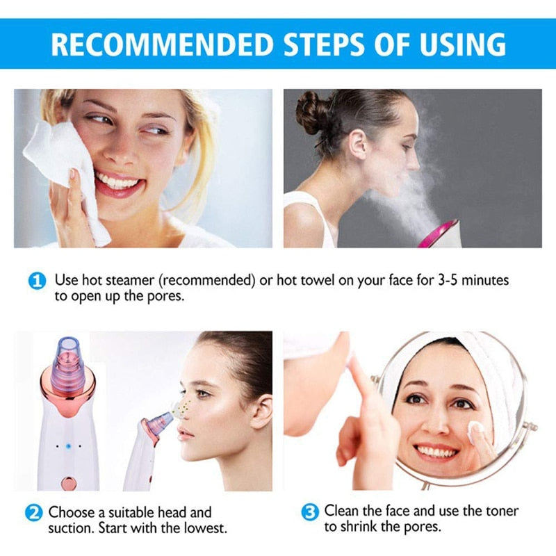 VacBlack - Premium Blackhead Vacuum Remover Set